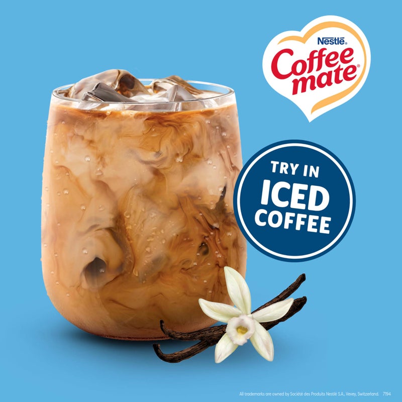 Coffee Mate Nestle Coffee mate Coffee Creamer, French Vanilla, Liquid Creamer Singles, Non Dairy, No Refrigeration, 0.375 fl oz Tubs (Pack of 180) - Image 4